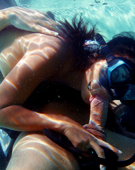 Underwater...